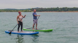 image of blue and green Cypress Paddle Boards